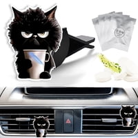Ambientador Para Coche Con Clip Lynzetqy, Bonito Aroma A Gato Negro