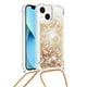 thumbnail image 1 of Funda FOXDOCK para iPhone 14 Plus con Cuerda Ajustable, Brillo Líquido, Protección Antigolpes y Lente – Ideal para Regalo, 1 of 6