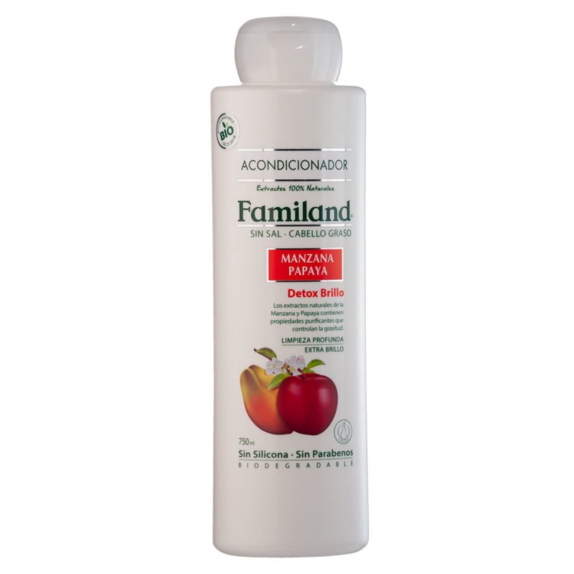 Acondicionador Familand Manzana Papaya Bio
