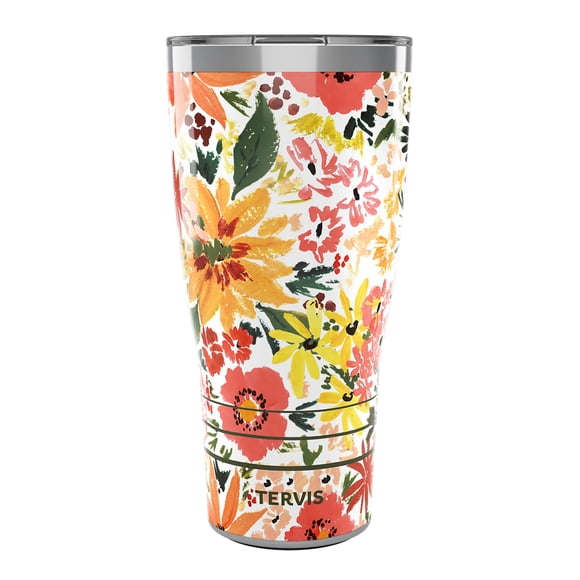 Vaso Tervis 850 ml Retro Floral Acero Inoxidable