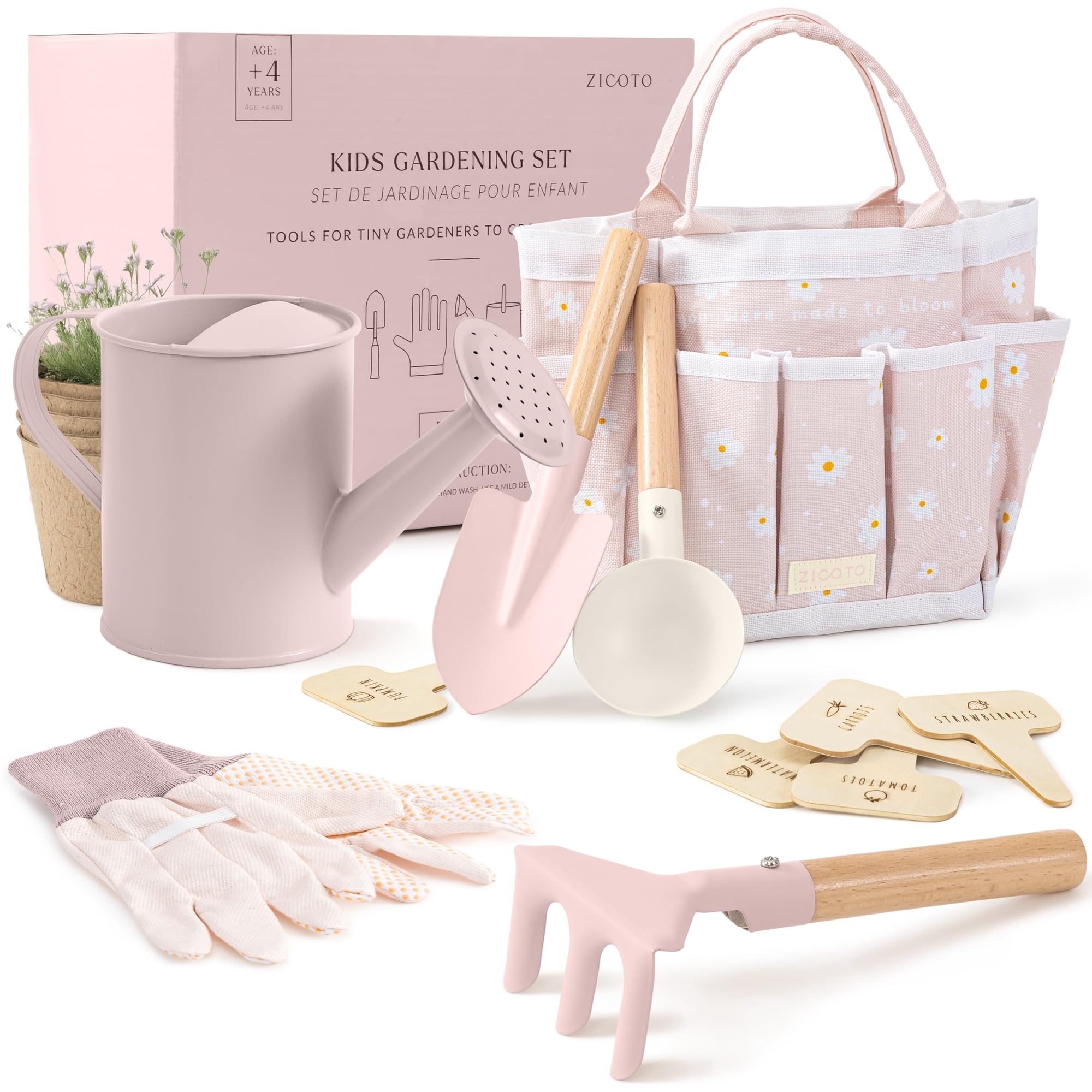 Set De Jardinería Zicoto The Ultimate Kids Con Herramientas Duraderas