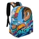 thumbnail image 2 of Hot Wheels: Vamos a Correr-theme Backpack, Campus style schoolbag Bookbag with Adjustable Shoulder Straps And Large Zip Compartment, Unisex Travel Bags.42x30x15cm, 2 of 6