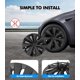thumbnail image 4 of Tapacubos PM Auto para Tesla Y 2020‑2025, 19 pulgadas, negro gris, 4 of 6