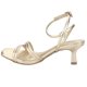 thumbnail image 2 of Sandalia Via Marte Mujer 23-18505 Gold Casual, 2 of 2
