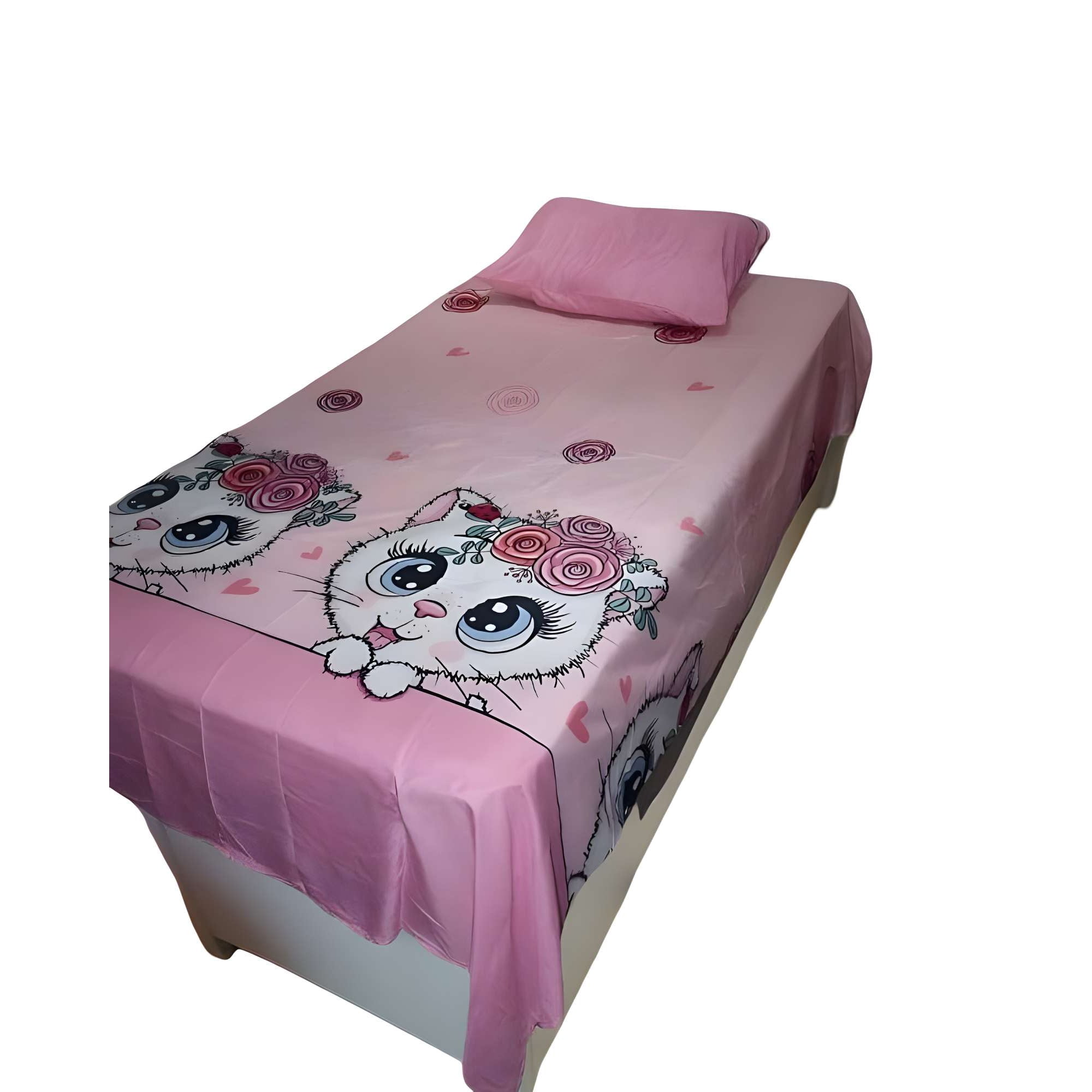 Genérico - Set De Sabana Infantil De 100 Hilos 1 Plaza D8