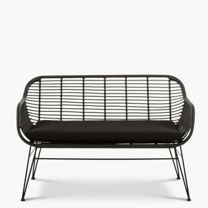 Form Design - Banca Terraza Ratan Creta Negro