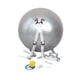 thumbnail image 3 of Pelota Auxiliar de Caída, Pelota de Yoga, Entrenamiento Elástico Duradero, Práctica Antideslizante para Niños Y Adultos, Pelota para Hacer Ejercicio Gris, 3 of 5