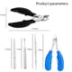 thumbnail image 2 of Cortaúñas para uñas gruesas, cortaúñas para uñas encarnadas, kit de pedicura de alta resistencia de 5 piezas para hombres y mujeres, 2 of 8