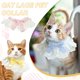 thumbnail image 5 of Collar de Encaje para Mascotas, Collar de Gato Lindo, Baberos para Perros, Pajarita para Mascotas, Bandana con Volantes Ajustable y Desprendible Rosa y M, 5 of 7