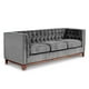 thumbnail image 2 of Sofa Roma 3 C Tela Velvet Gris, 2 of 6