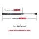 thumbnail image 3 of Gas Shocks Struts Spring C16-04154, 15 pulgadas, 24 kg, para Camper Topper, 3 of 8