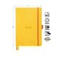 thumbnail image 3 of Cuaderno Rhodia Goalbook A5 punteado amarillo narciso, 3 of 7