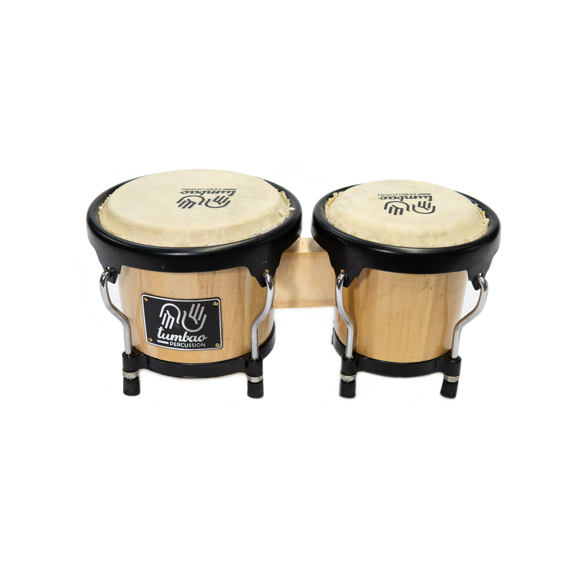Tumbao Percussion - Bongo Kid Tumbao 4''+ 5'' Natural Tp1201