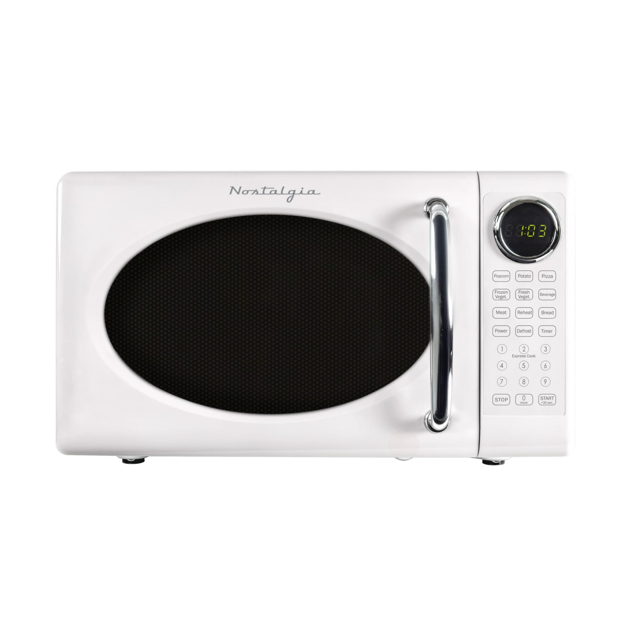 Horno Microondas Nostalgia Retro 20l 700w Con 8 Cocciones Automáticas
