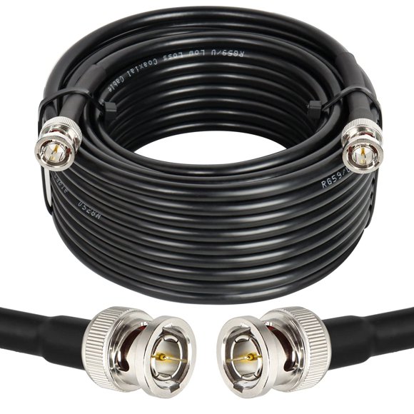 Cable SDI XRDS -RF de 35 pies BNC macho 75 ohmios RG59 para HD-SDI/3G/6G-SDI/4K/8K