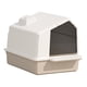thumbnail image 1 of Caja De Arena Para Gatos, Inodoro Cerrado, Antisalpicaduras, Gran Espacio, Ba?o Con Tapa, Marrón, 1 of 3