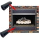 thumbnail image 2 of Tapón de borrador de cubierta de chimenea - paquete de 2 cubiertas magnéticas Mantenga borradores fuera - bloqueador de aislamiento de pantalla para el invierno, bloquee el aire frío de la v, 2 of 3