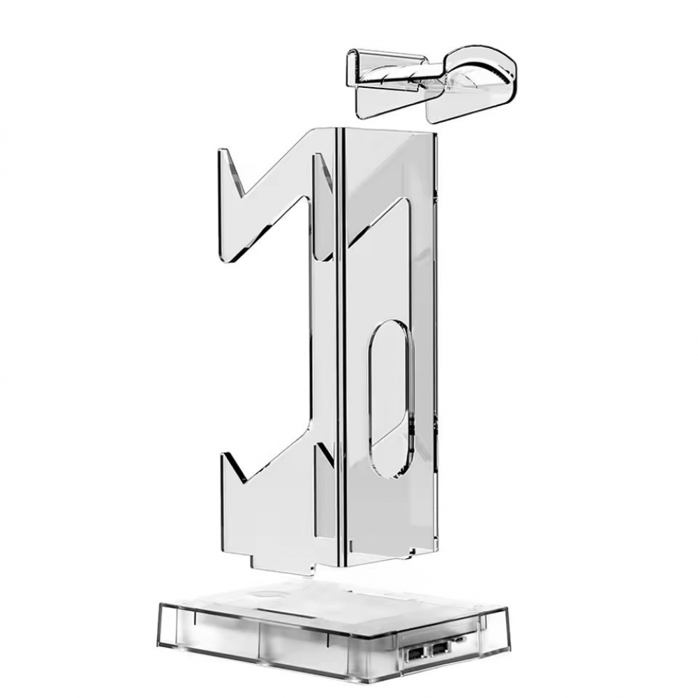 Genérico - Soporte Multiusos Para Auriculares Y Mandos Con Luces Rgb, Organizador De Escritorio 2 En 1 Compatible Con Mandos Xbox/Ps5/Switch Pro, Auriculares Para Juegos Accesorios-Soporte Rgb