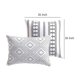 thumbnail image 5 of Almohada Benzara Jim Euro Sham, 66 x 66 cm, jacquard recortada a rayas, 5 of 5
