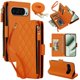 thumbnail image 2 of Para Google Pixel 10 Pro XL 5G Funda Billetera con Bloqueo RFID, Funda de Teléfono Tipo Bolso Cruzado con 9 Ranuras para Tarjetas, Bolsillo con Cierre y Correa Desmontable, Naranja, para Pixel 10, 2 of 9