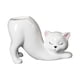 thumbnail image 5 of Maceta De Cerámica Con Diseño De Gato De Dibujos Animados Para Interior Y Exterior, Patio, Habitación, Dormitorio, Color Blanco, 5 of 5