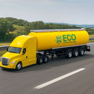 Toyng - Camión Escala 1:64 Freightleiner Oil Tanker - Welly