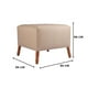 thumbnail image 2 of Pouf Alejandro Diseño Beige Cordillera 54x54x44 cm, 2 of 3