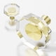 thumbnail image 1 of Perillas para cajón CEYMIO de cristal dorado de 30 mm, acabado satinado, paquete de 4, 1 of 6