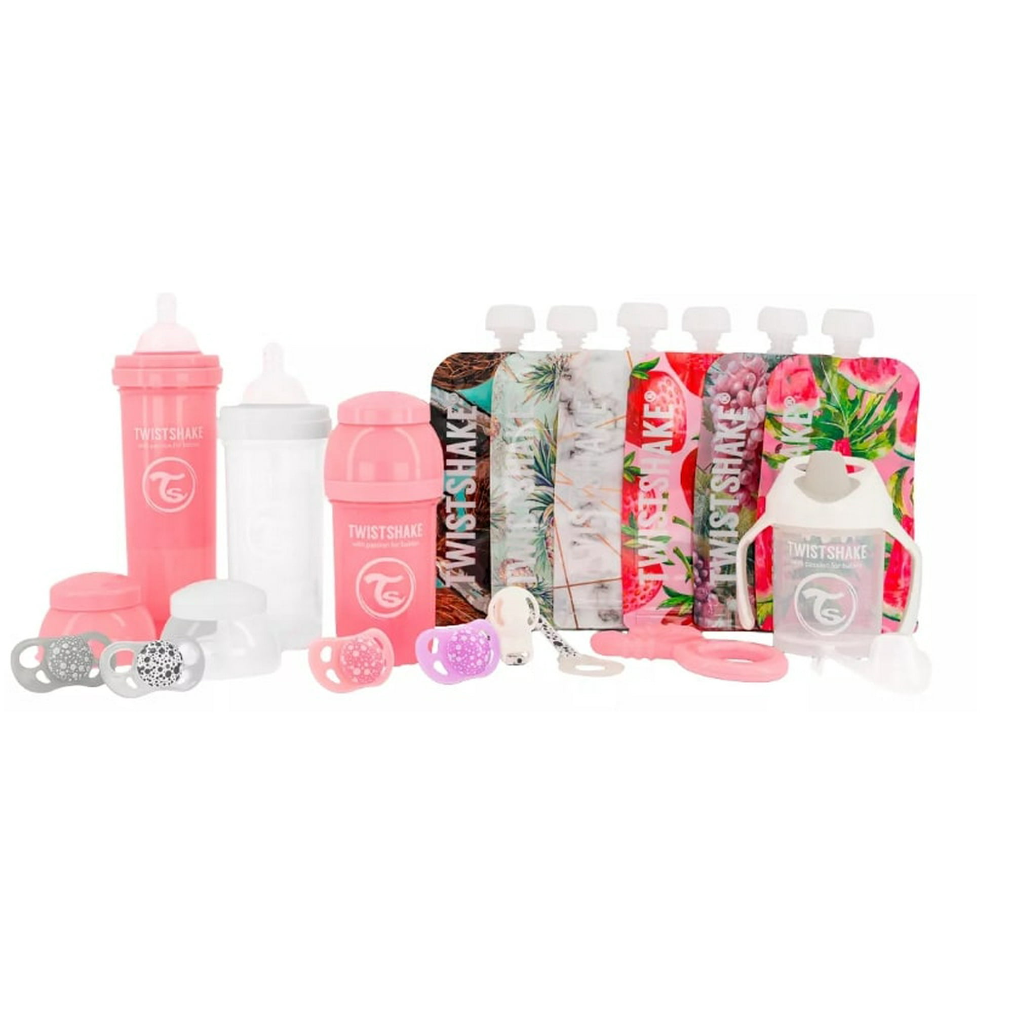 Set De Productos Twistshake Para Bebés Rosado Niña