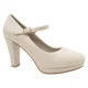 thumbnail image 1 of Zapato Taco Alto Bonnyfranco Beige, 1 of 2