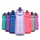 thumbnail image 1 of Botella de agua Pogo de 64 oz con tapa antiderrames para beber, color lila, 1 of 8