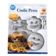 thumbnail image 1 of 4pcs Stainless Steel Smiling Biscuit Mold Cookie Biscuit Mold DIY Tool Cake Mold, 1 of 2