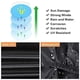 thumbnail image 5 of Funda impermeable para bicicleta hanmir con orificio para candado, para 2-3 bicicletas, 5 of 6