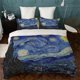 thumbnail image 1 of Forest Leaves Tower Flag Train Quilt Duvet Cover Set Super Bed Linen3-Piece Bedding Set, 1 of 5