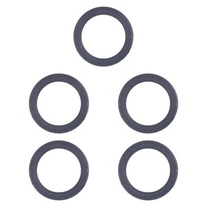 Bothyi - Kits De Juntas Tóricas De Goma Para Sellos De Pistón De Compresor, Anillo De Pistón De Bomba De Aire Profesional, 5 Piezas, 550 W, Color Negro