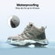 thumbnail image 2 of Botas de senderismo NORTIV 8 NWUWHB2501 impermeables para mujer, color gris claro, 2 of 3