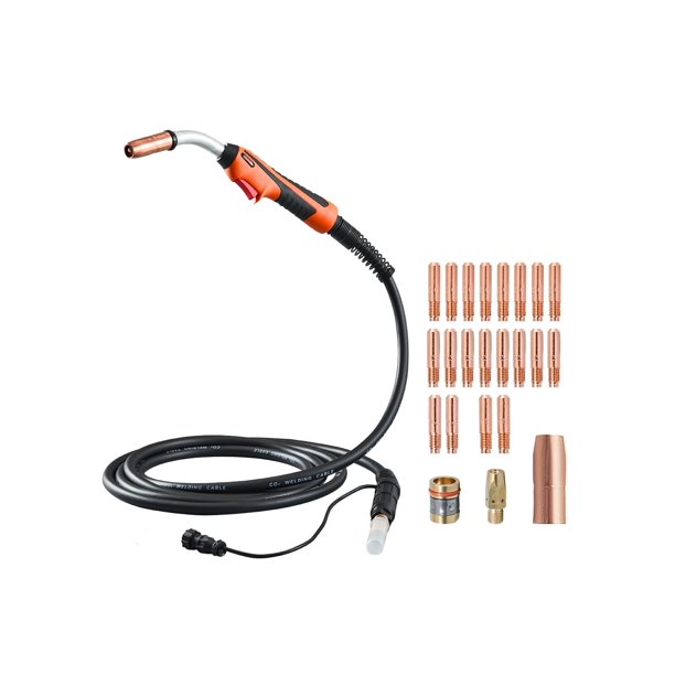 Pistola de soldadura Mig VEVOR de 250 amperios con cable de 15 pies para Millermatic