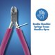 thumbnail image 4 of Alicates Beadalon de Carburo de Tungsteno Semi-Flush Azul Oscuro, 4 of 5