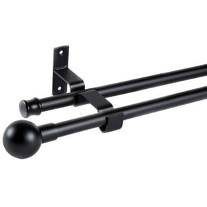 Metalhsa - Set Extensible Muro 75-110 Cm Terminal Bola Color Negro