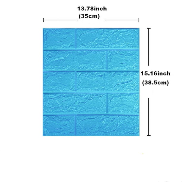 Transform Your Home with 3D Soft Brick Wall Stickers - Self-Adhesive, Waterproof and Mould Proof - Available in 5pcs/10pcs - Perfect for Room, Living Room, Bathroom, Kitchen and Bedding Room Decoratio