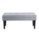 thumbnail image 1 of Banqueta Style Gris Omega Capitoné 100x40x40, 1 of 3