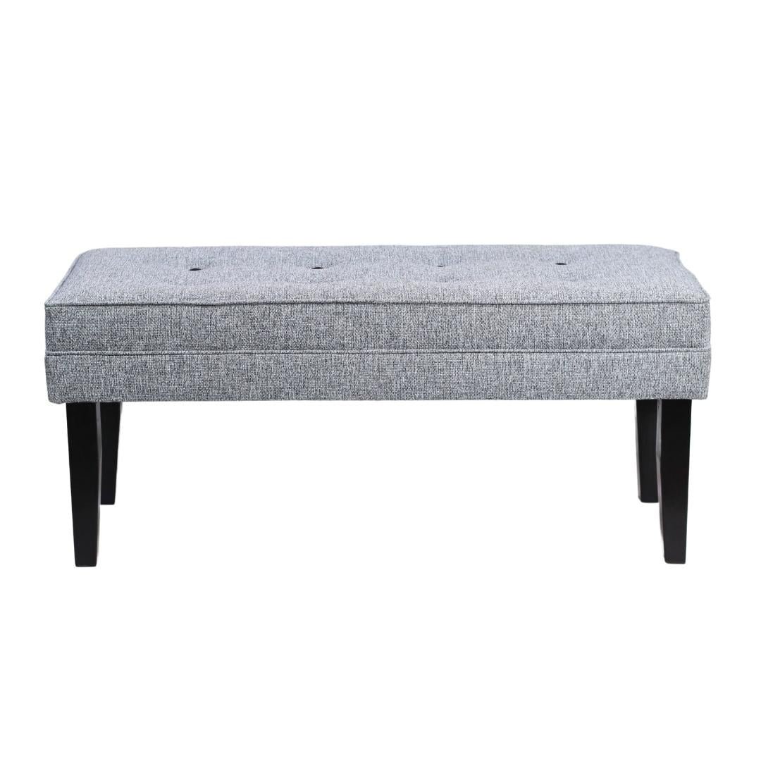Máxima Design - Banqueta Style Gris Omega Capitoné 100x40x40