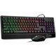 thumbnail image 1 of Combo de Teclado y Ratón Rii RK400 USB Cableado con LED RGB, 1 of 7