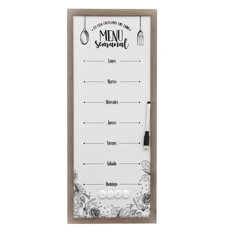 Vgo Pizarra Plastica 20X50 Cm Kitchen Marron