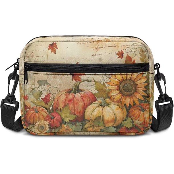 Bolso bandolera pequeño hombro mujer Halloween Navidad cámara mano monedero cremallera bolsillo móvil