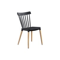 Elbarco - Silla Windsor Negra