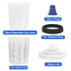 thumbnail image 2 of Recipientes y tapas desechables para pistola de pintura JOYFUL&HOPEFUL 600 ml, paquete de 30, 2 of 7