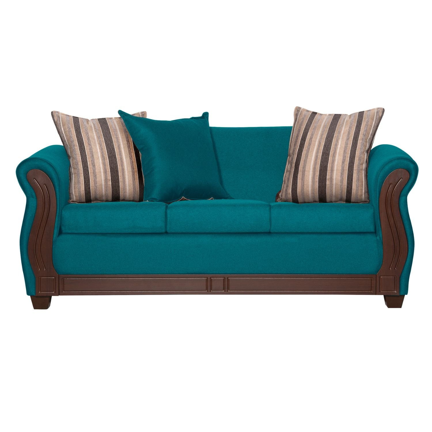 Ruzam Mobel - Sofá Atenas 3 Cuerpos Turquesa