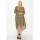 thumbnail image 1 of Vestido Con Estampado De Guepardo Y Cuello Redondo, 1 of 5