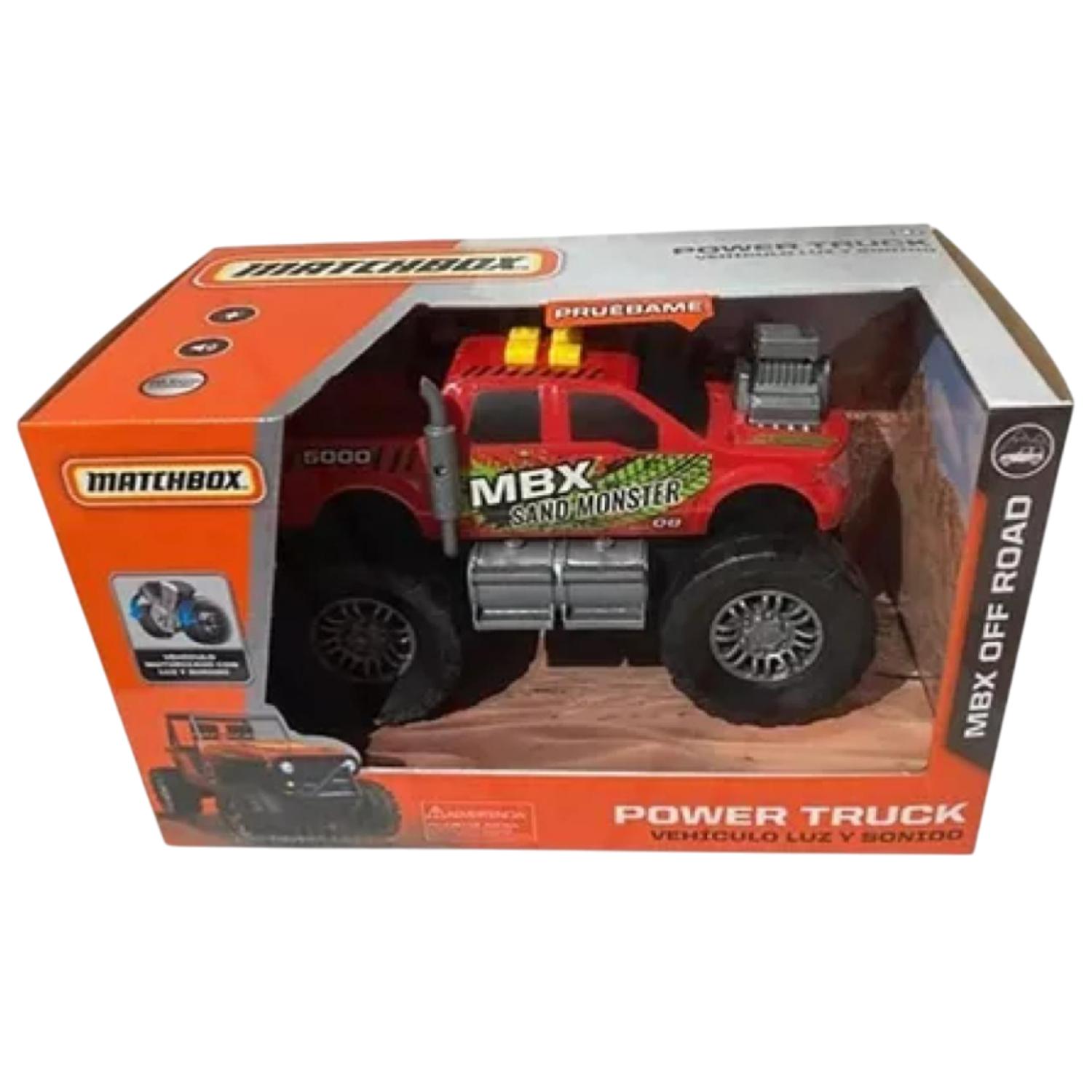 Total E-Commerce - Juguete Camioneta 4X4 Con Luz Sonidos Movimientos Matchbox